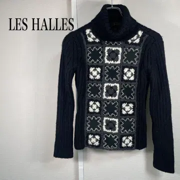 LES HALLES 터틀넥 니트 스웨터