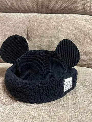 디즈니 미키 귀도리 모자