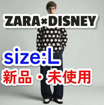 무료배송 자라 디즈니 해리 램버트 도트 무늬 셔츠 L 미키마우스