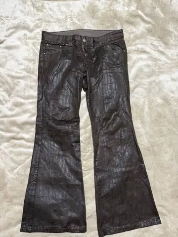 TORNADO MART 다크 브라운 부츠컷 데님 L 사이즈