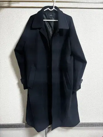 MONO-MART 블랙 체스터 코트 M