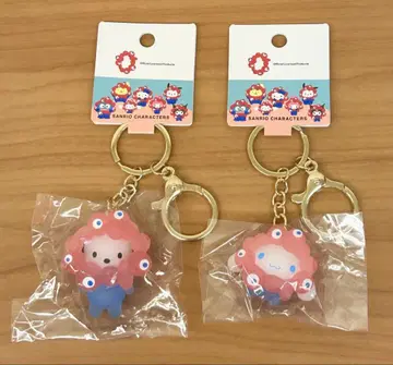 [ 새상품 ] 산리오 미야쿠미야쿠 클리어 컬러 키링 2세트