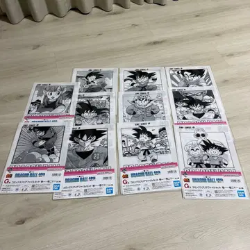 제일복권 드래곤볼 40주년 G상 코믹스 클리어 파일 11장 세트