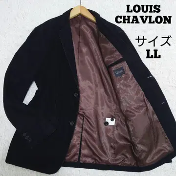 빅 사이즈 LL LOUIS CHAVLON 테일러드 자켓 데님 블랙