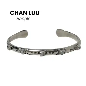 CHAN LUU  스톤 뱅글 팔찌 실버925