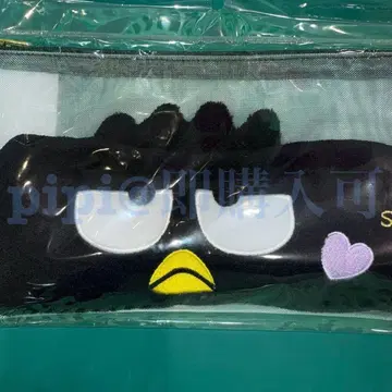 바츠마루 헤어밴드 메쉬 파우치 원포인트 하트 퓨로