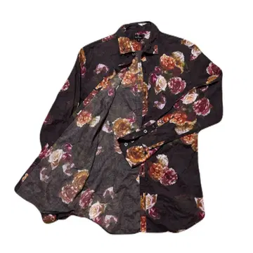 PS PAUL SMITH 꽃무늬 긴팔 셔츠 코튼 100% 일본제 S