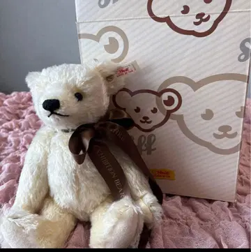 Steiff 화이트 봉제 인형