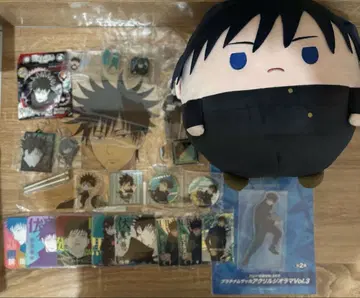 주술회전 후시구로 메구미 후와코로링 주술회전전 아크릴 스탠드 캔뱃지