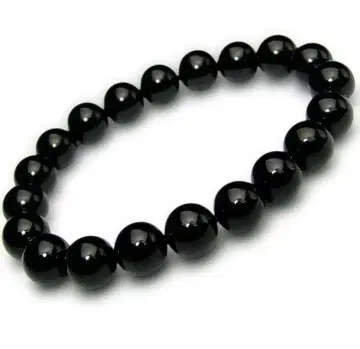 천연 수정 모리온 약 10mm 구슬 팔찌 파워스톤 남성/여성 한정판 2개