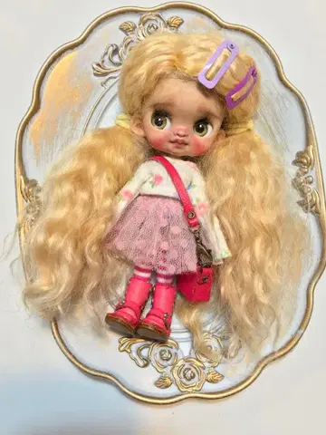 미니 브라이스 인형 본체 금발 해외 작가님