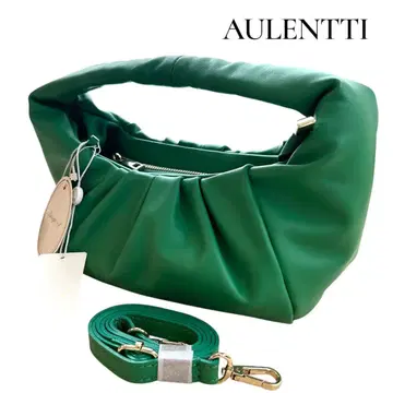미사용 AULENTTI 2way 백 그린 숄더 핸드백