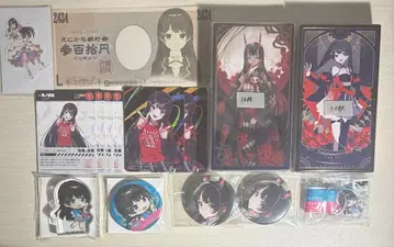 츠키노 미토 굿즈 묶음 판매 니지산지 아크릴 스탠드 캔뱃지 아르카나 카드