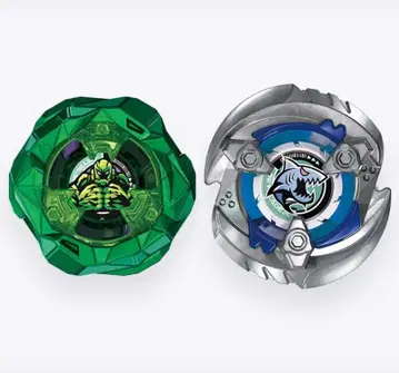 새상품 베이블레이드X 골렘락 샤크길 세트 엠퍼러마이트