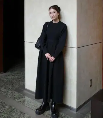 clane CONSTRUCTIVE KNIT ONEPIECE