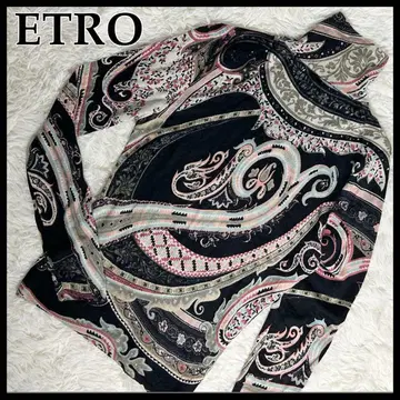 [ 새상품급 인기 ] 에트로 페이즐리 무늬 터틀넥 상의 실크&캐시미어