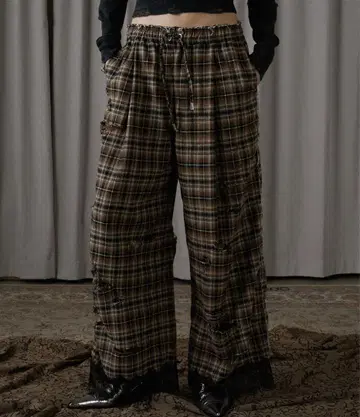 데미지 체크 팬츠