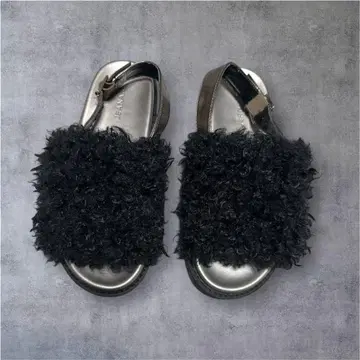 JEANASIS 지나시스 보아 샌들 블랙 보아 아츠조코샌들