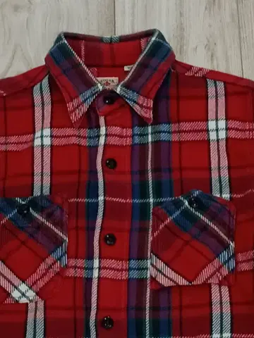 SUGAR CANE 헤비웨이트 플란넬 셔츠 S