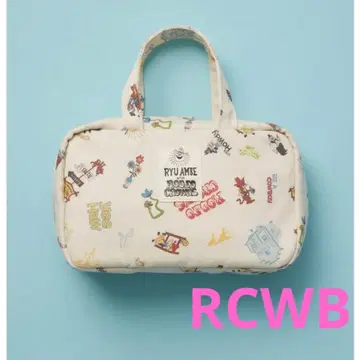 로데오 크라운 (Ryu Ambe) 멀티 파우치 화이트