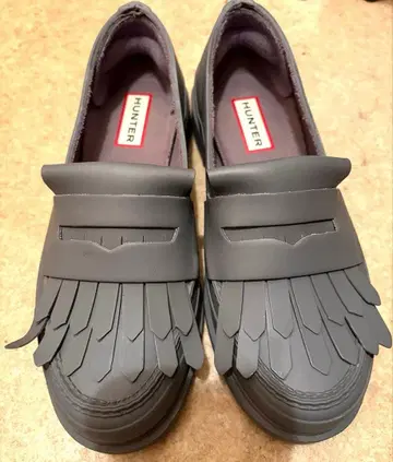 HUNTER 그레이 로퍼 22cm