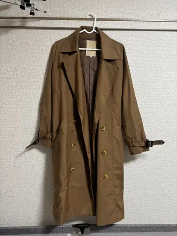 My/kan 브라운 트렌치코트 S