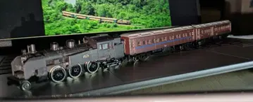 N 게이지 증기기관차 3량 세트