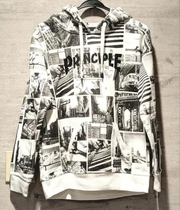 남성용 후드티 M 사이즈 풀오버