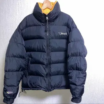 Bear's 다운 자켓 블랙/옐로우 컬러