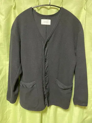 젬블 명령어 니트 라이너 자켓 M 사이즈 블랙