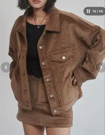 ENVYM 코듀로이 오버 자켓