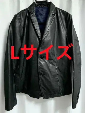 L HALB 소가죽 카우 레더 테일러드 자켓 tete homme