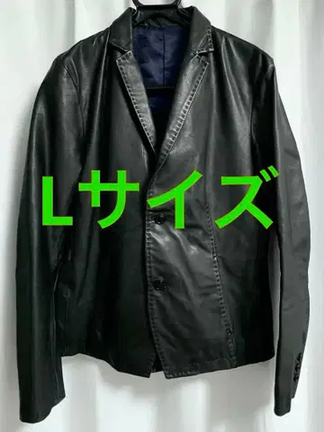 L HALB 소가죽 카우 레더 테일러드 자켓 tete homme