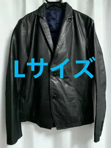 L HALB 소가죽 카우 레더 테일러드 자켓 tete homme