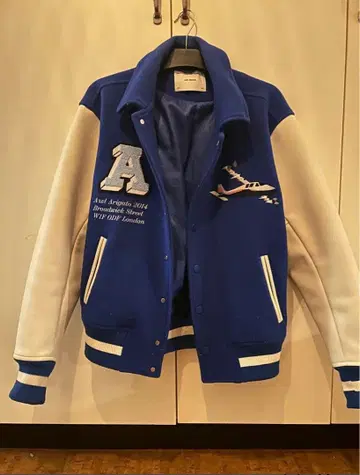 AXEL ARIGATO 바시티 자켓 파랑