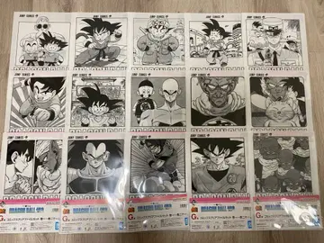 제일복권 드래곤볼 40th G상 코믹스 클리어 파일 15장 세트