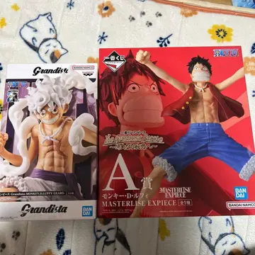 원피스 제일복권 A상 루피 피규어 & 니카 피규어 세트