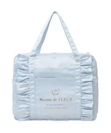 Maison de FLEUR EC 한정판 새틴 프릴 캐리온 백