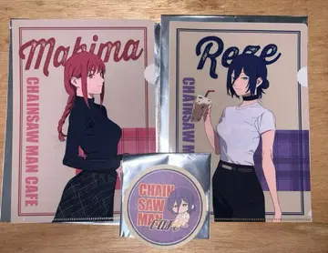 체인소 맨 카페 혜택 클리어 파일 코스터 마키마