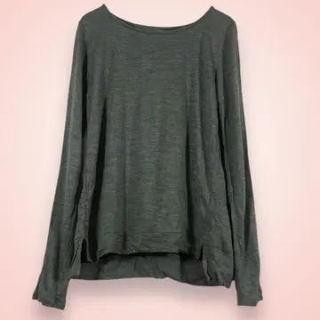 Madewell 긴팔 풀오버 티셔츠 [ XXS ] 다크 올리브 그린