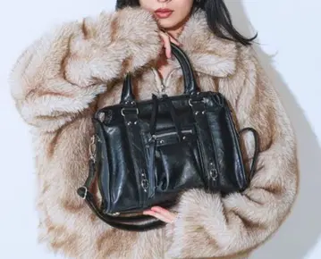 미개봉 새상품 JEANASIS 앤티크 인조 가죽 보스턴