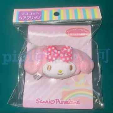 2 마이멜로디 헤어 클립 퓨로 퓨로랜드 산리오 마스코트