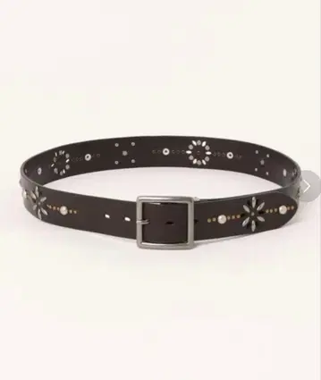 브라운 스터드 벨트 플라워 HTC 스타일