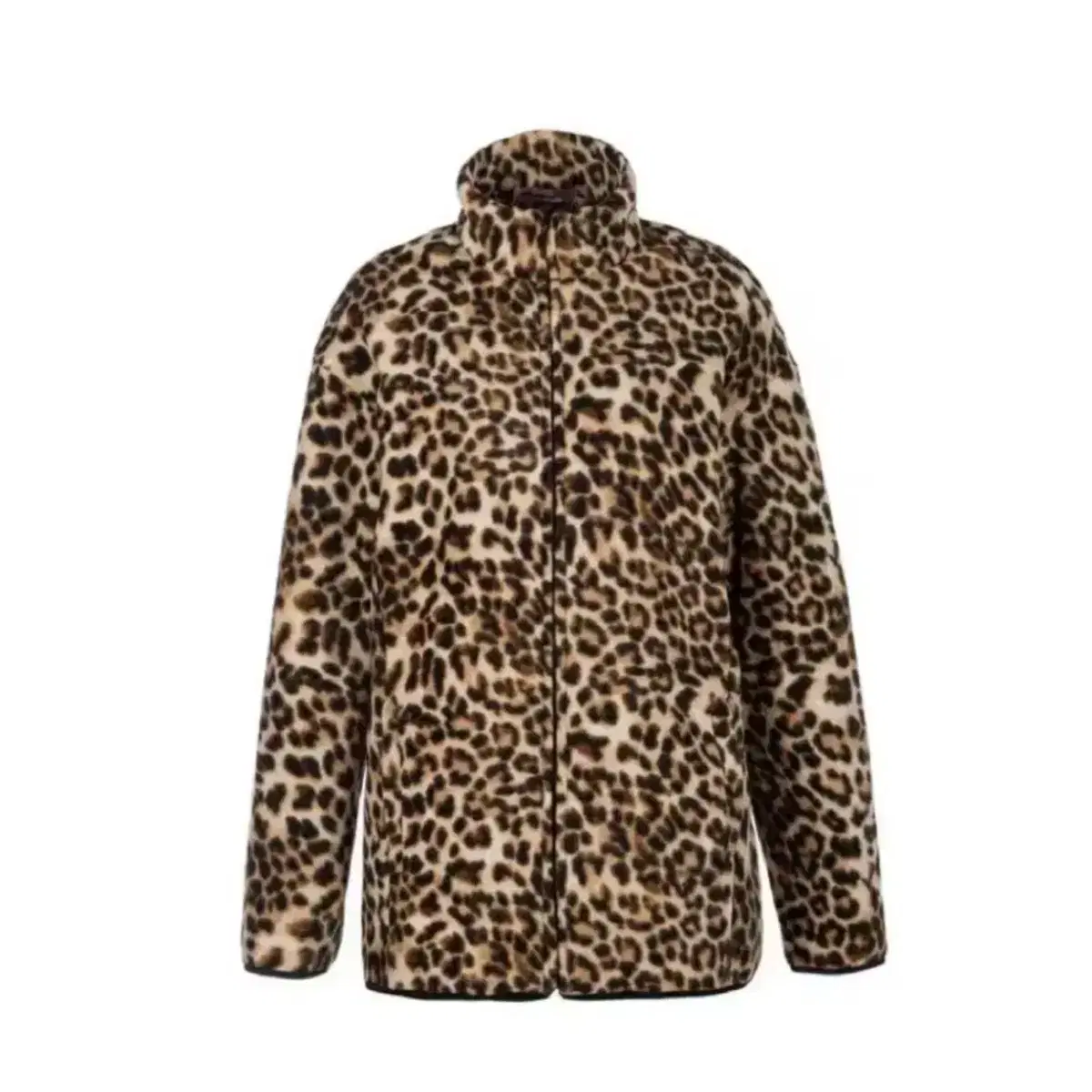 Babymetalclub Bemecl Leopard Fleece Zip-up