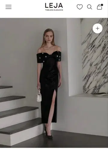 [ 새상품급 ] 경사용 드레스, 언니풍 블랙 드레스