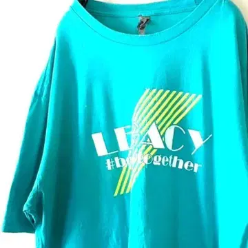 레거시 쿠퍼 시티 XL 스카이블루 라이트 블루 구제 의류 T셔츠