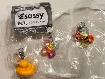 sassy 메지루시 가챠 카미카미 미츠바치 핑크 오리 3종