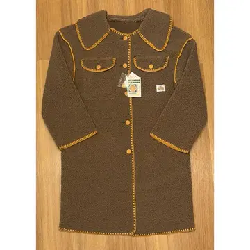 새상품 헬로샌프란시스코 H.S 조개 스티치 보아 롱 코트 아우터