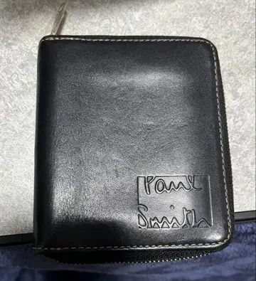 폴 스미스 블랙 이단 접이식 지갑