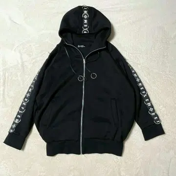 REFLEM D 후드티 블랙